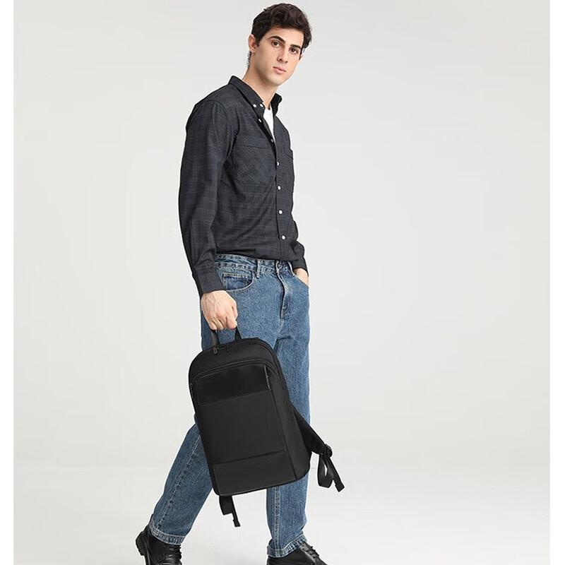 WEZHO Ultra-Thin Expandable Business Laptop Backpack