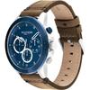 Tommy Hilfiger HARLEY Analog Classic Men's Watch, Brown/Blue,