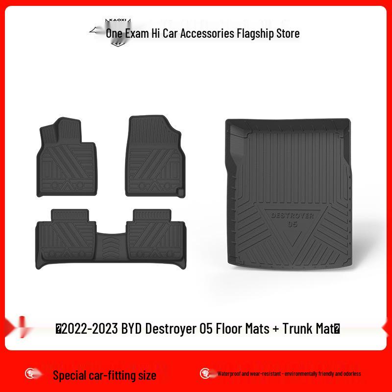 22-23 BYD Destroyer 05 CHAZOR Eco-Friendly Car and Trunk Floor Mats