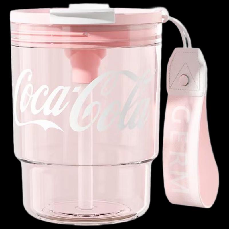 Кружка из нержавеющей стали в бамбуковом стиле с логотипом Coca-Cola