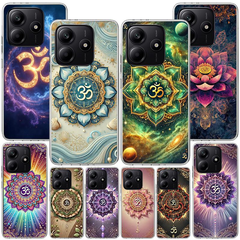 Mandala Chakra Insist Yoga Phone Case For Xiaomi Redmi Note 15 14 13 12S 12 11 Pro Plus 14S 11S 11E 10 10S 11T 5G Personalized C