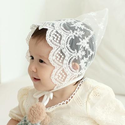 Woojuai Toddler Renee Lace Bonnet, Korean Baby Products