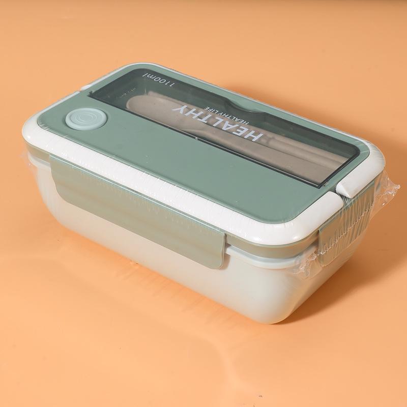 Large Capacity Multifunctional Lunch Box with Portable Cutlery and Sealed Compartments