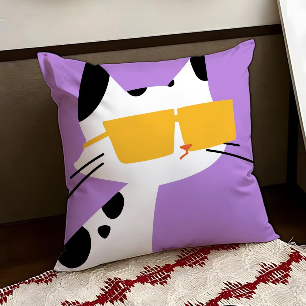 Cartoon Animal Cute Cushion Cover Reversible Soft Durable Pillow Cover Home  Car MultiScene Use for Daily Comfort