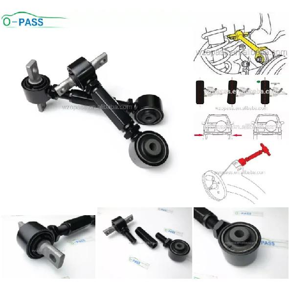 OPASS Rear Adjustable Control arm For Honda Civic IV V VI EG EF CRX Integra Type-R CR-V ACURA EL Tilt angle 52390-SR0-A00 L=R