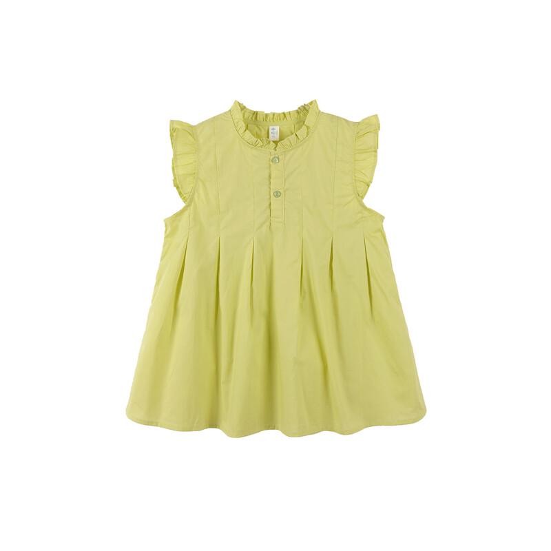 Girls  Summer Ruffle Sleeveless Shirt 120