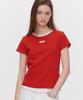 MARIE CLAIRE Label Punching Layered T-Shirt (Magbts08M)