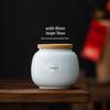 Zhi Shi Ceramic Tea Storage Jar with Bamboo Lid