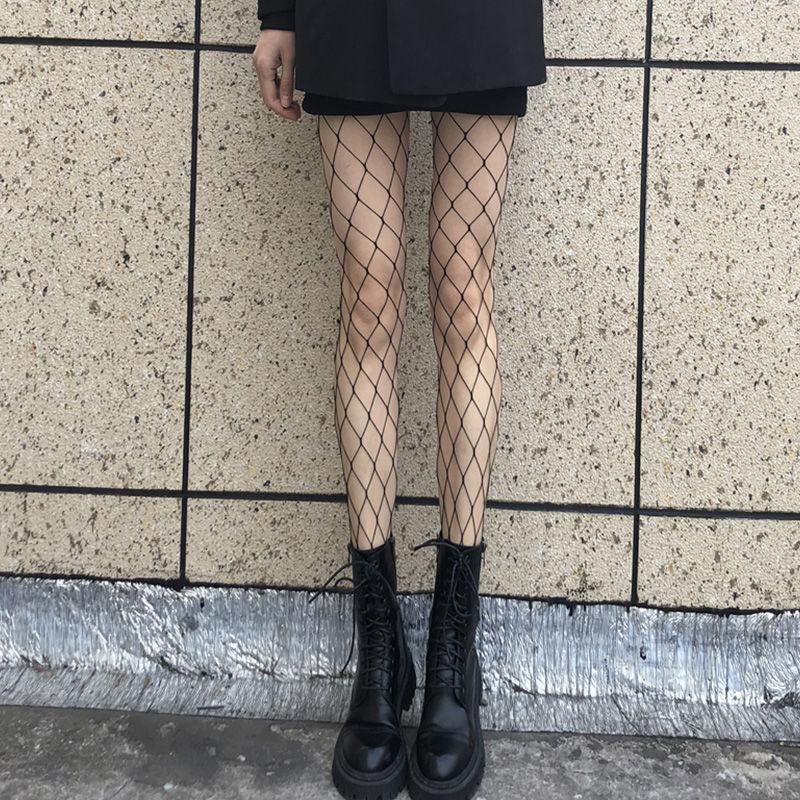 Summer Lolita Fishnet Body Stockings Fish Net Sexy Pantyhose Mesh Nylon Tights Lingerie Skin Jk Cosplay Anime Socks