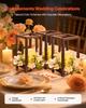 VEVOR 10 Set/30 Pcs Wooden Wedding Lantern Centerpiece