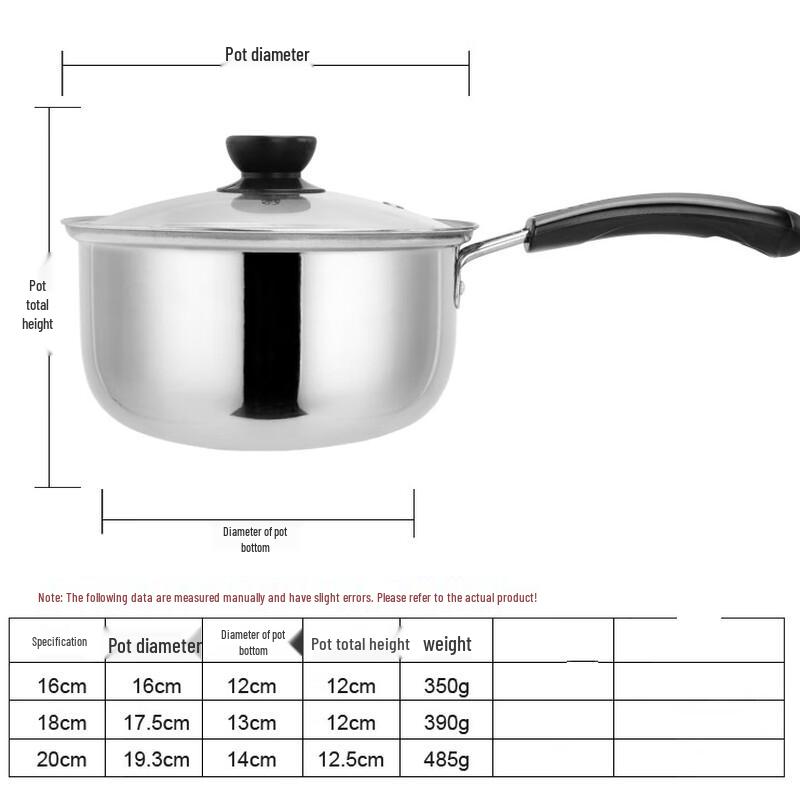 

Zhishi 304 Stainless Steel Single Handle Milk Pot