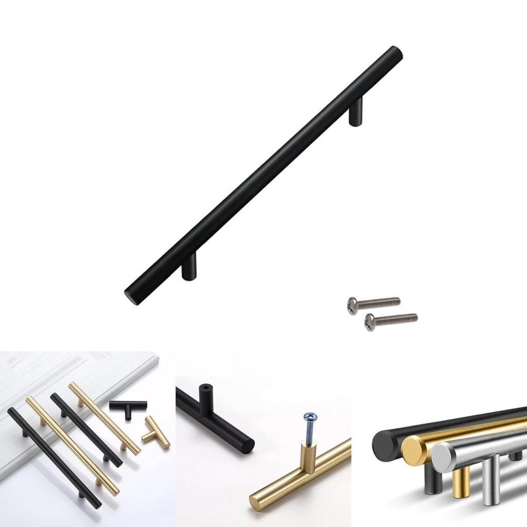Elegant T Bar Handles For Bathroom And Kitchen With Brushed Stainless Steel Finish
