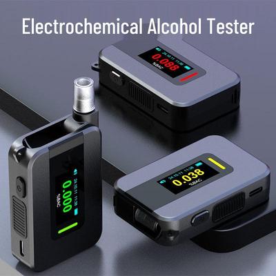 High-Precision Electrochemical Alcohol Tester + Breathalyzer for Detecting Drunk Driving