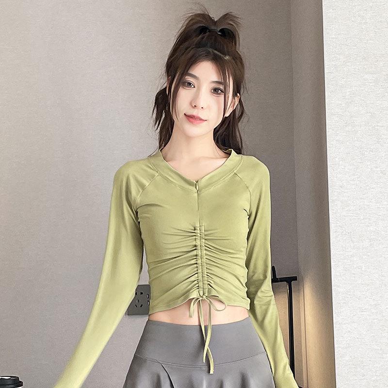 

Комплект женской одежды для тенниса и пилатеса 2025: Юбка-брюки на осень/зиму с беговым топом с длинным рукавом Extra Large