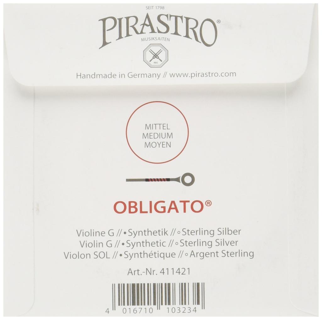 Obligato OBLIGATO set coarde vioară coarda E capăt buclă (4/4)