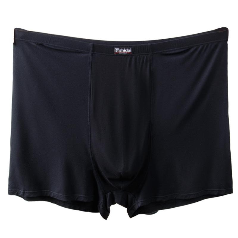 Men's Flat Underwear Large Size High Waist Loose Middle-aged and Elderly Four Cornered Pants