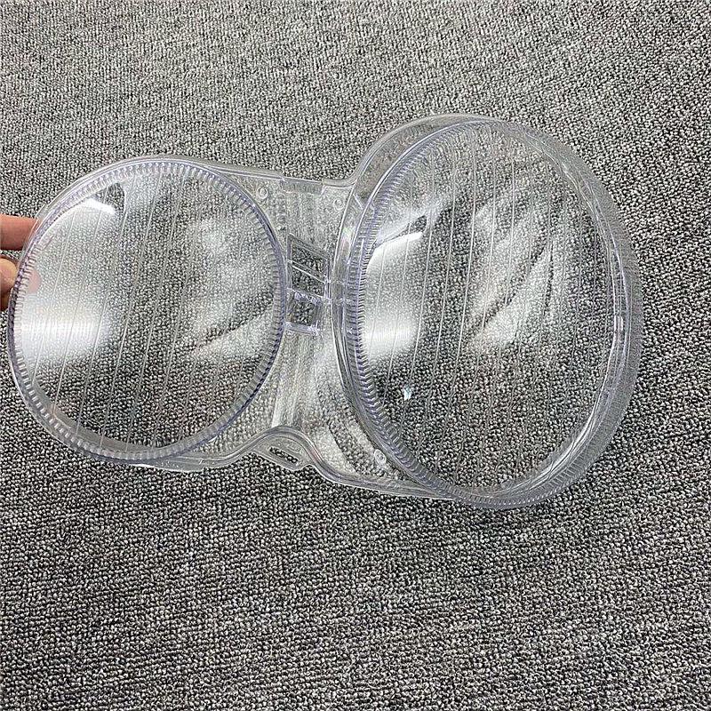 Fits 99-05 Mercedes-Benz E-Class W210 Headlight Lens Cover: Transparent PC Mask Crystal Face.