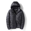 Men's Gray Lightweight Short Down Jacket - 2024 Autumn/Winter Trendy Casual Style