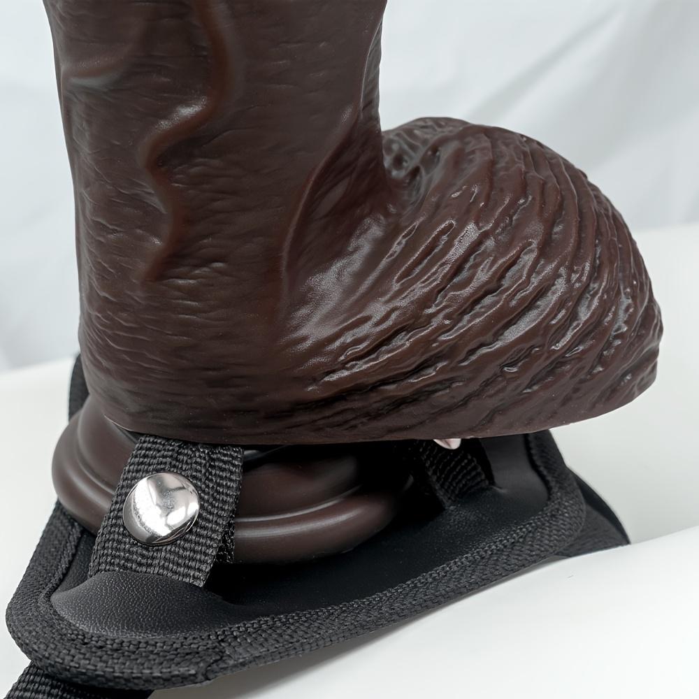 1pc 9.25 Inch Strap On Dildo – Soft Wearable Realistic Dildo for Men Women Couples, Anal & Vaginal Adult Toy, Comfortable Strap-On for Shared Intimacy