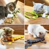 Catnip Lizard Toys Chew Bite Resistant Toys for Indoor Cats Relief Teeth Cleaning Interactive Funny Kitten Cat Halloween Gifts