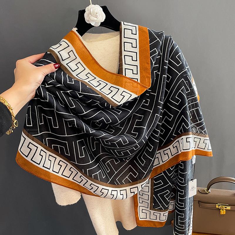 

1 шт 180*90 см сохраняют тепло новый элегантный роскошный шелковый шарф украшение шаль защита от солнца с женской модой 90*180cm