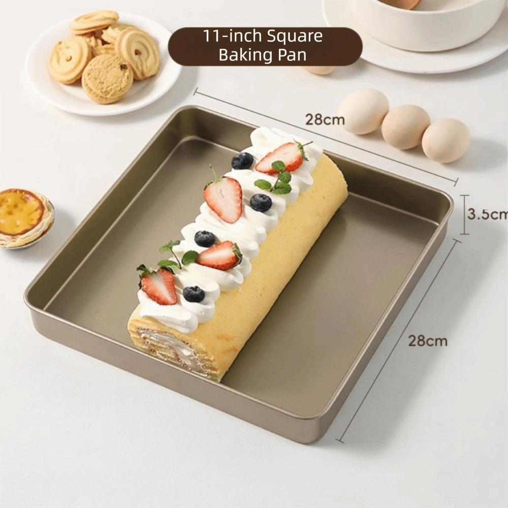 Non-Stick Square Baking Pan Thickened Carbon Steel Bakeware Tools Cake Mold Tray Cake Baking