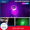 Focus Hot For Ford USB LED Car Light Auto Interior Atmosphere  Light Lamps Auto Colorful Decorative Lamp For Ford Focus 2 3 Mond