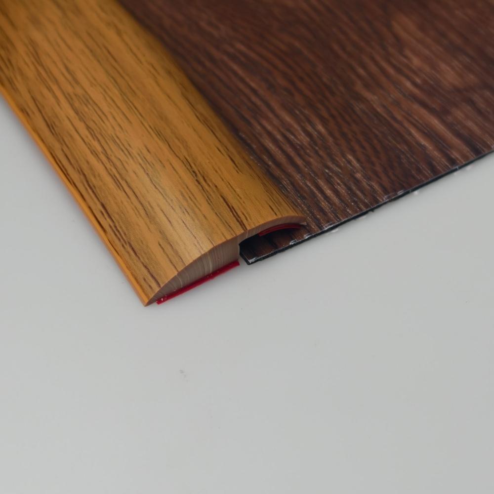 

1pc 1M PVC Self-Adhesive Floor Edge Trim, Threshold Strip for Door Seams, High And Low Carpet Flat Edge Trim. 1M