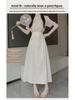2024 Summer New Chinese Style High-Waist Retro Jacquard A-Line Skirt
