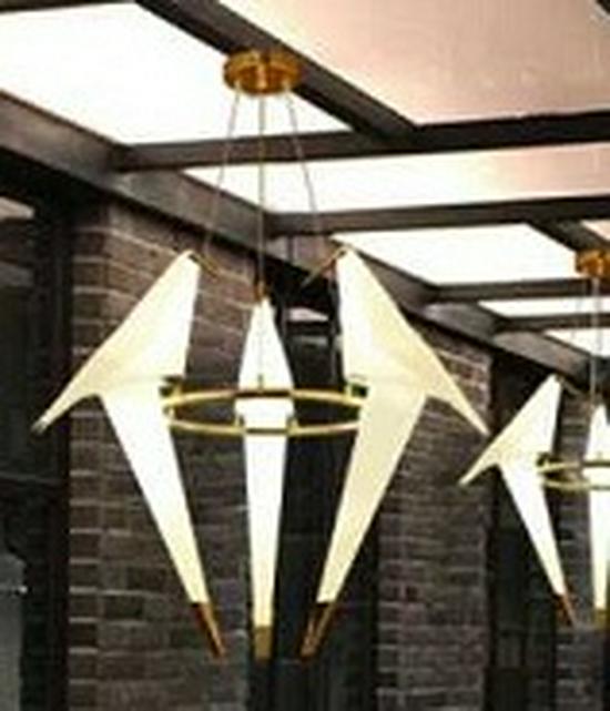 Modern Origami Bird Pendant Lamp - Creative Design for Restaurant, Living Room, or Bedroom