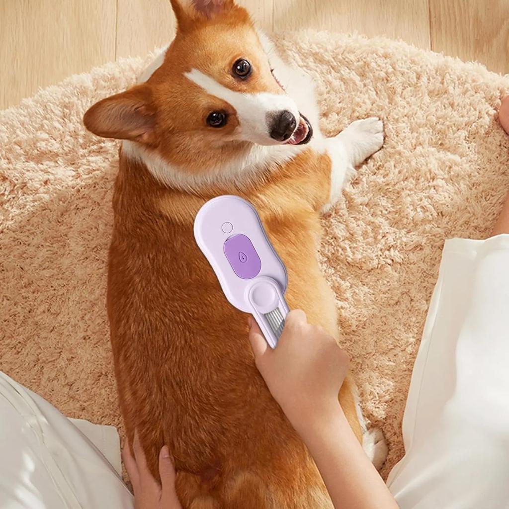 Cat Steam Brush Electric Spray Cat Hair Brush 3 in1 Dog Steamer Brush for Massage Pet Grooming Removing Tangled and Loose Hair