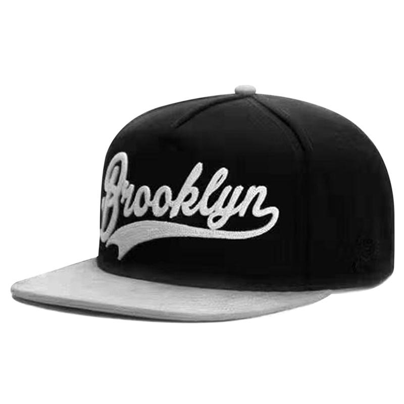 

Бейсбольная кепка BROOKLYN с вышивкой, модные шляпы Snapback в стиле хип-хоп, мужские и женские универсальные плоские шляпы, спортивные солнцезащитные шляпы на открытом воздухе, кепки дальнобойщика серый
