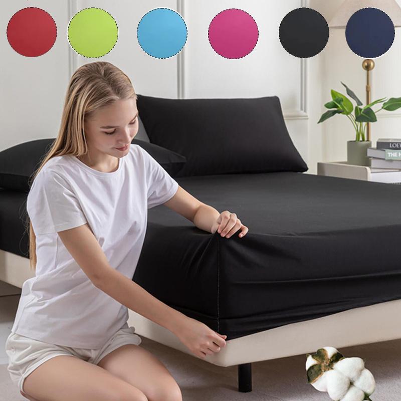 Waterproof Fitted Sheet, Mattress Protector Bed Sheet, Bed Cover, Mattress Cover, Waterproof Elastic Band Bed Cover, Breathable Sheet