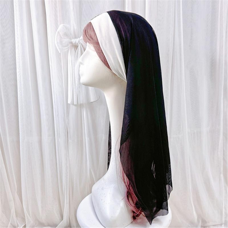 Nun Hats for Women Adult Halloween Costume Accessory Lightweight Nun Headpiece Nun Headband Caps Nun Habits Hat