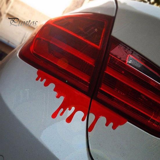 Autoaufkleber Reflektierend Einzigartig Rot Kreative Aufkleber für Autos Blut