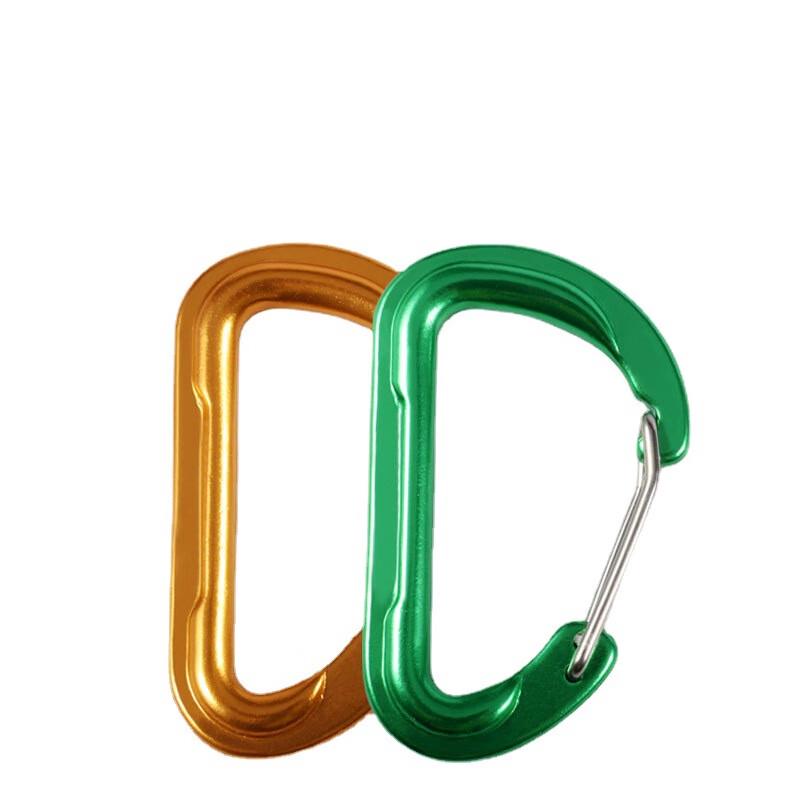 UOSU Multi-functional D-Shape Carabiner Clips (6-Pack)