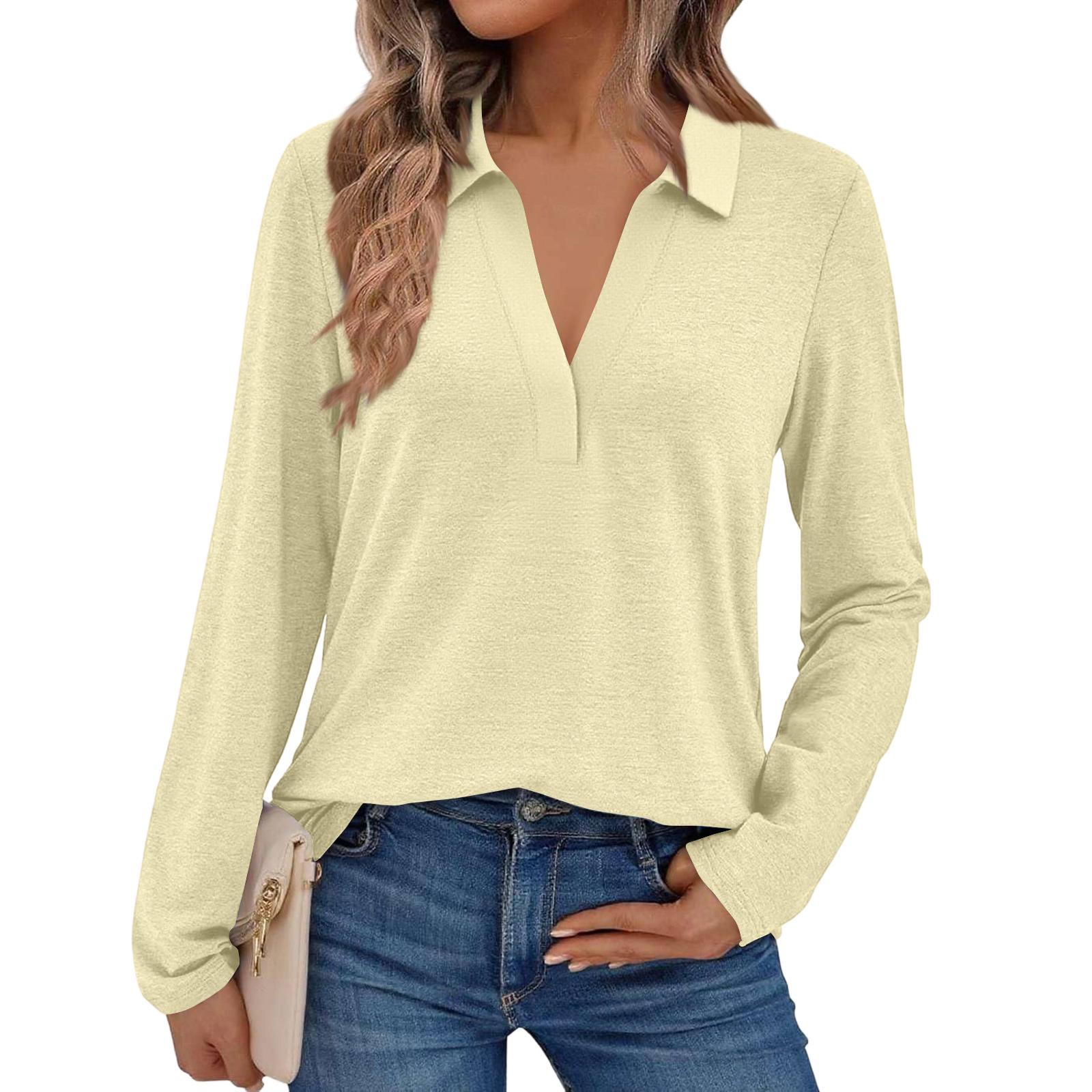 

Женская модная рубашка с длинным рукавом, однотонная, со стойкой S бежевый