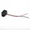 1x 12V Kontrolní bzučák pro upozornění na vypnutá světla auta - Černý Elektronický bzučák Zvukový alarm Bzučák
