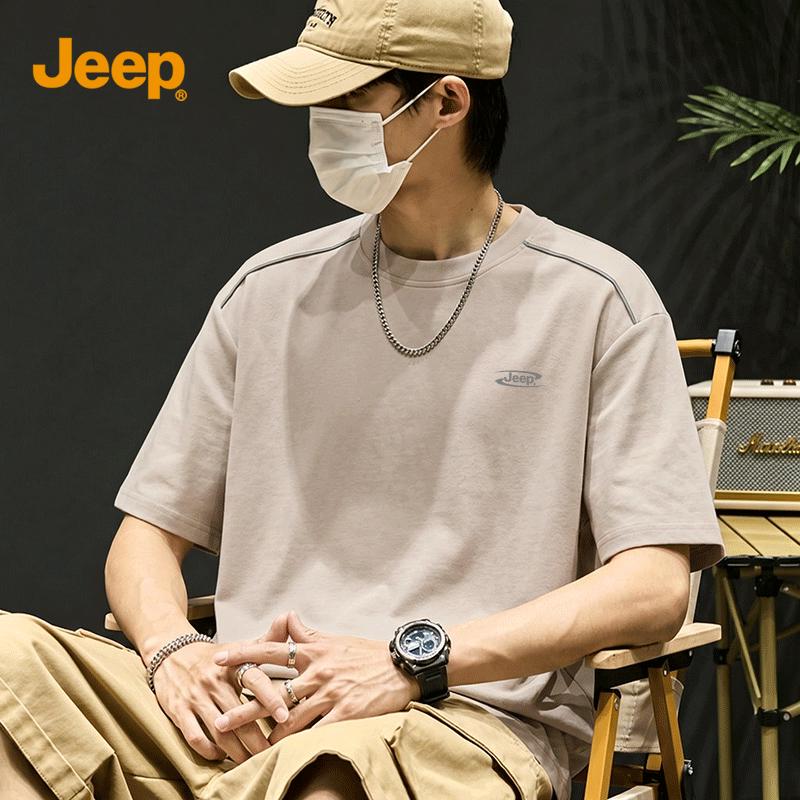 Jeep Men s Quick-Dry Round Neck Short-Sleeve T-Shirt 3XL