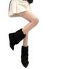 Fall/Winter New Style Pointed Toe Short Booties with Thin High Heels Snow Boots Short Shoes for Women