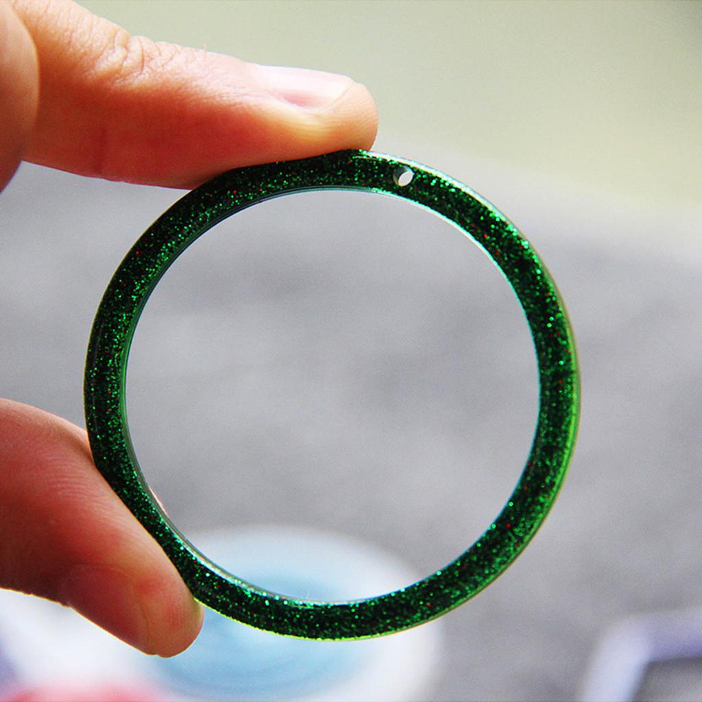 Kolczyki okrągłe w wielu rozmiarach Forma z żywicy epoksydowej Geometryczne wiszące kolczyki Silikonowa forma Rękodzieło DIY Formy do zawieszek biżuteryjnych