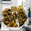 1PC Custom Name Wu-Tang Clan Patterned Flannel Blanket Suitable For All Seasons for Home Decor Warmth and Comfort Gifts Holiday Present -HE231