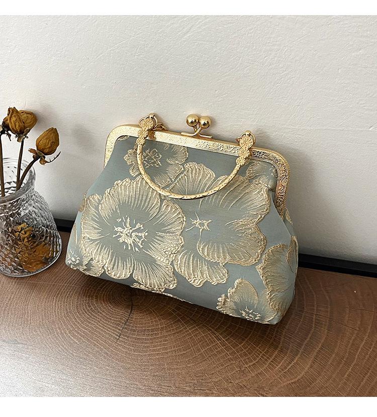2026 Hochwertige Mode-Schultertasche mit Perlenkette für Qipao- und Hanfu-Stile