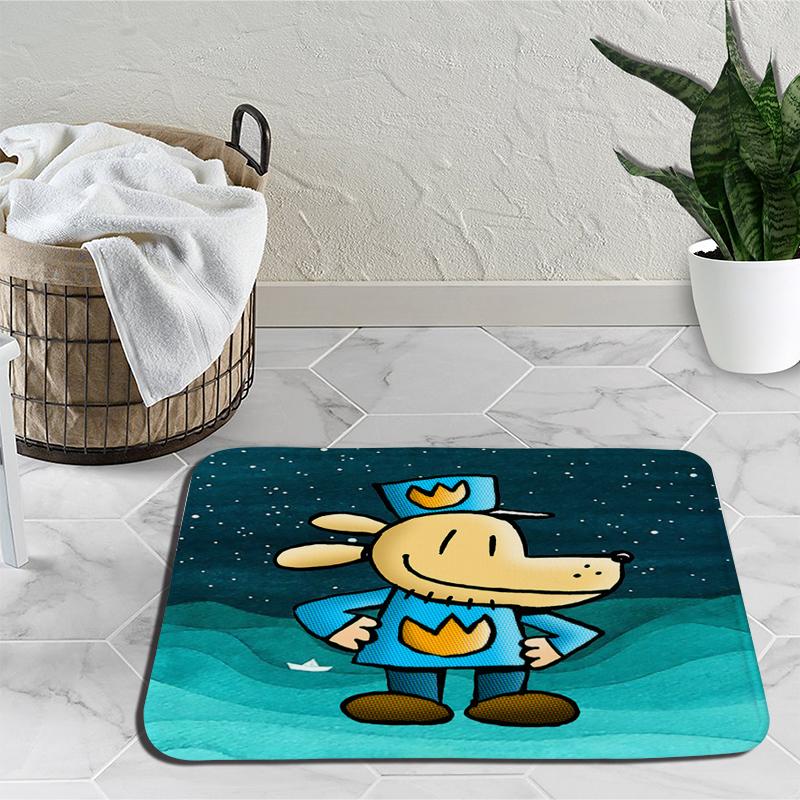 Dogman Area Rug Cartoon Carpet Rug for Living Room Anime Bedroom Sofa Doormat Decoration Kids Non-slip Floor Mat