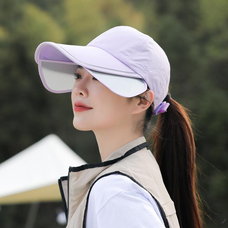 Summer Baseball Hat Womens Large Brim Sunshade Cap With Breathable Quick Dry Fabric For Travel And Outdoor Activities