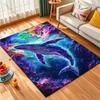 1PC Cosmic whale colorful nebula Print Carpet Rug for Living Room Bedroom Sofa Doormat Home Decor Non-slip Floor Mat