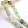 Imported Raw Tourmaline, Amethyst, and White Crystal Faceted Beads for DIY Bracelet Accessories