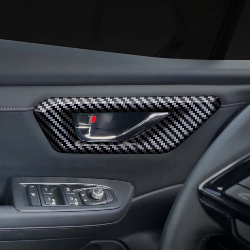 ABS Carbon Fiber For Subaru Forester 2026+ Center Control Shift Panel Air Outlet Frame Glass Lift Frame Sticker Accessories