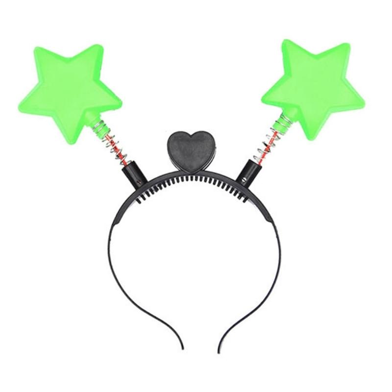 Bouncing Star Shape Headband Carnival Performances Hair Hoop for Adult Unisex
