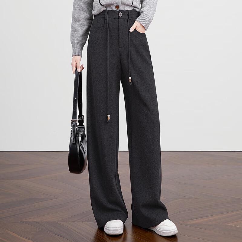 Women's Elastic Waist Wide-Leg Sporty Leisure Pants